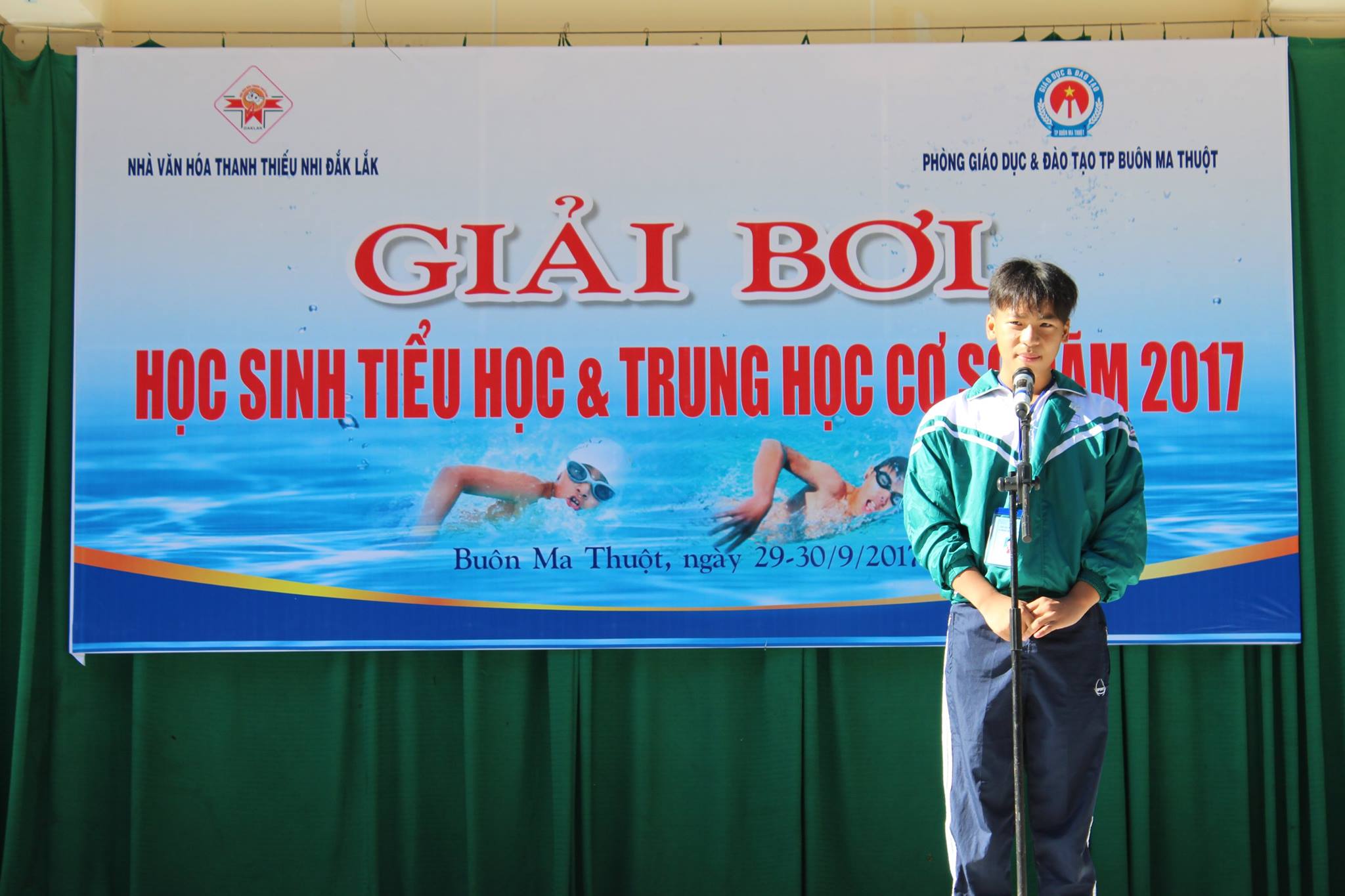 Lễ khai mạc “Giải bơi học sinh Tiểu học & Trung học cơ sở” năm 2017