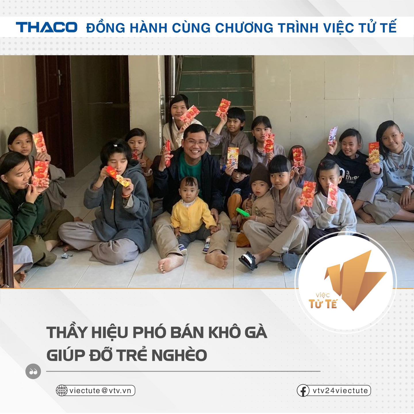 THẦY HIỆU PHÓ BÁN KHÔ GÀ GIÚP ĐỠ TRẺ EM NGHÈO