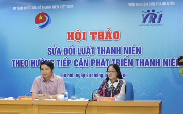 Phát triển thanh niên đồng thời gắn với phát huy thanh niên 