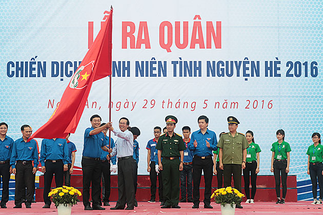 Ra quân Chiến dịch Thanh niên tình nguyện Hè 2016