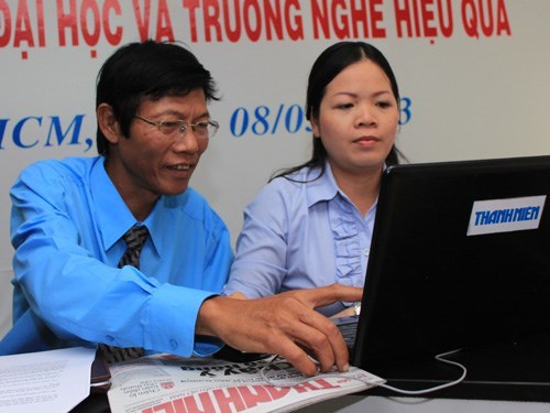 Giao lưu trực tuyến: Chọn học nghề để xuất khẩu lao động