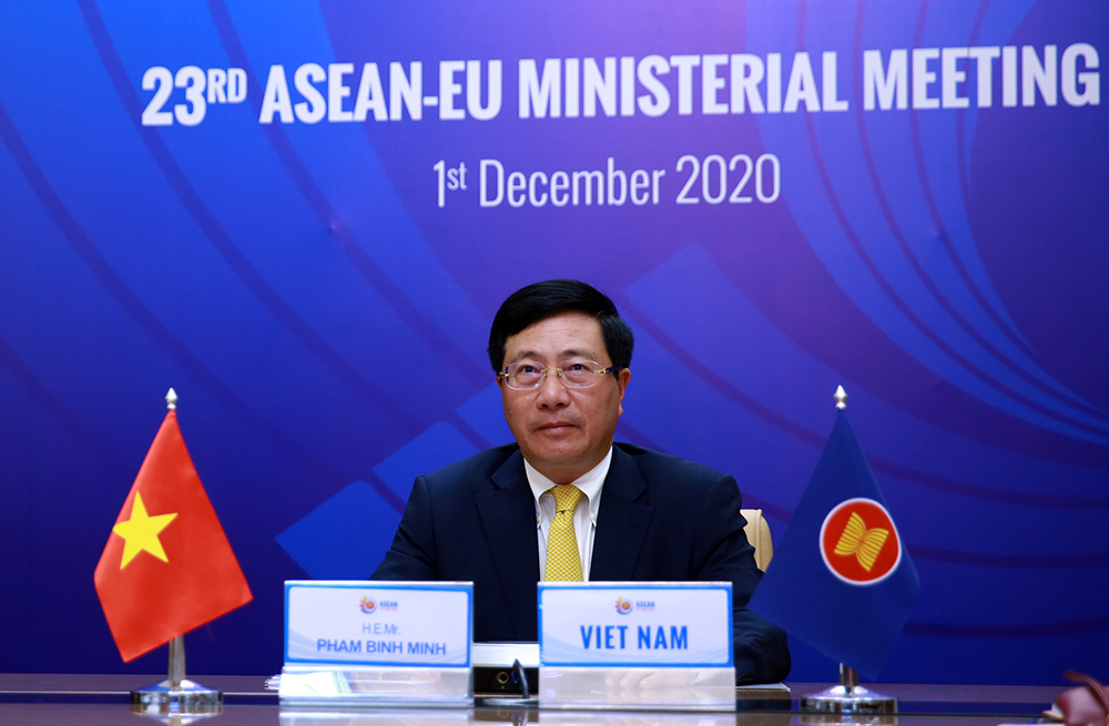Phó Thủ tướng Phạm Bình Minh dự Hội nghị Bộ trưởng Ngoại giao ASEAN-EU lần thứ 23