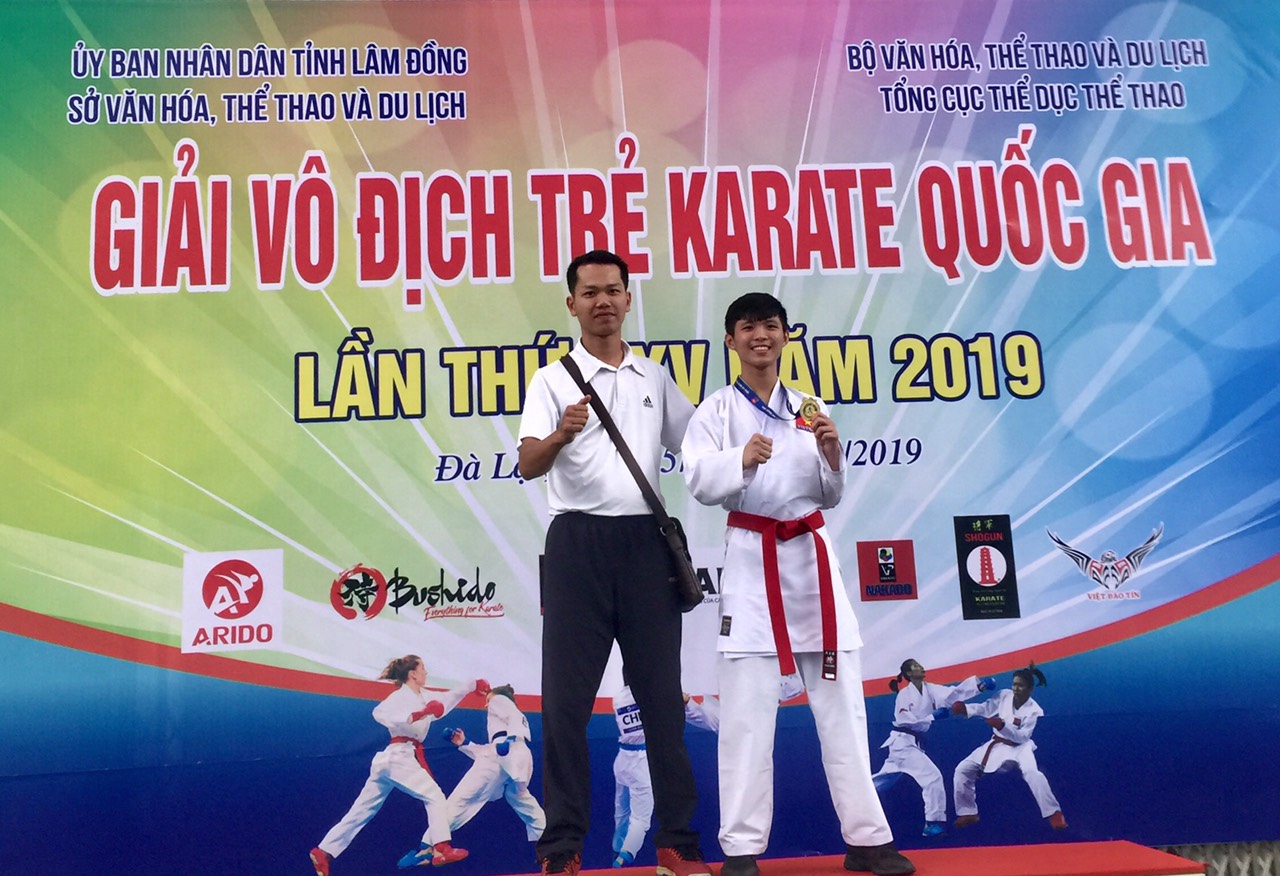 Đắk Lắk đoạt một Huy chương Vàng tại Giải vô địch trẻ Karate quốc gia 2019