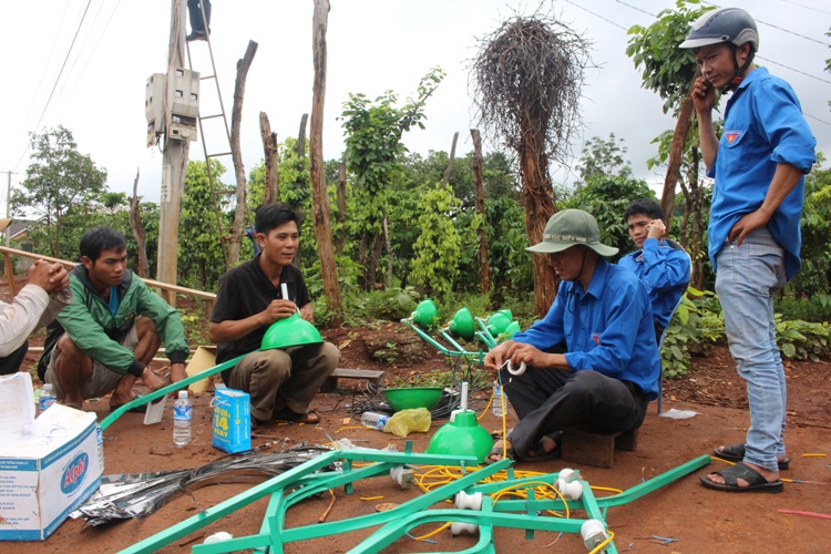 Hoàn thành nhiều công trình, phần việc thanh niên 