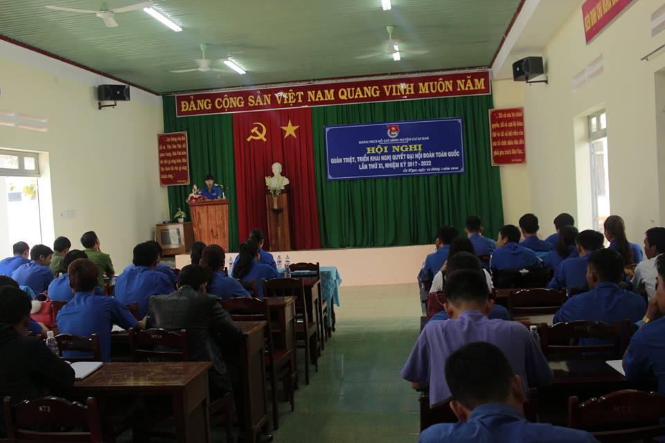 Huyện Cư M’gar: Quán triệt, triển khai Nghị quyết Đại hội Đoàn toàn quốc lần thứ XI, nhiệm kỳ 2017 – 2022