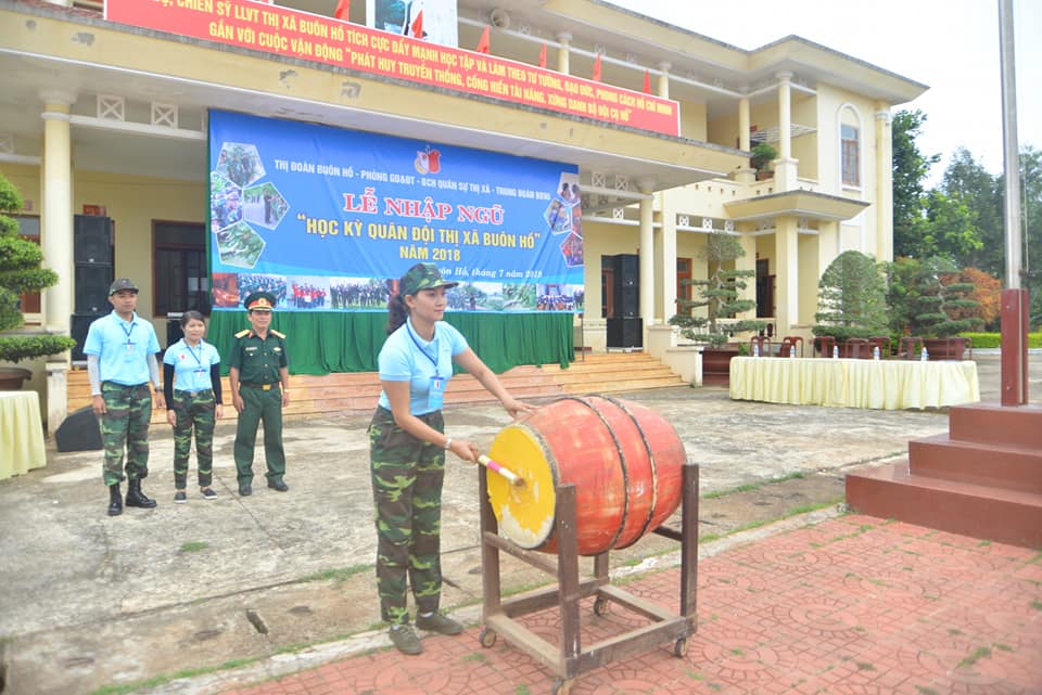 Thị xã Buôn Hồ: 68 chiến sĩ nhí tham gia "Học kỳ quân đội"