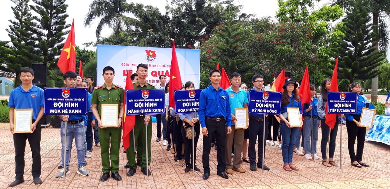 Lễ ra quân chiến dịch Thanh niên Tình nguyện hè năm 2020 tại Thị xã Buôn Hồ