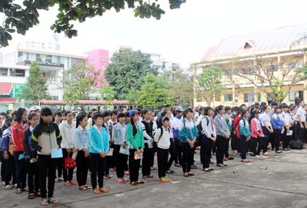 Khai mạc Hội thi "Học sinh giỏi cấp tỉnh môn giáo dục công dân và phổ biến giáo dục pháp luật năm 2014