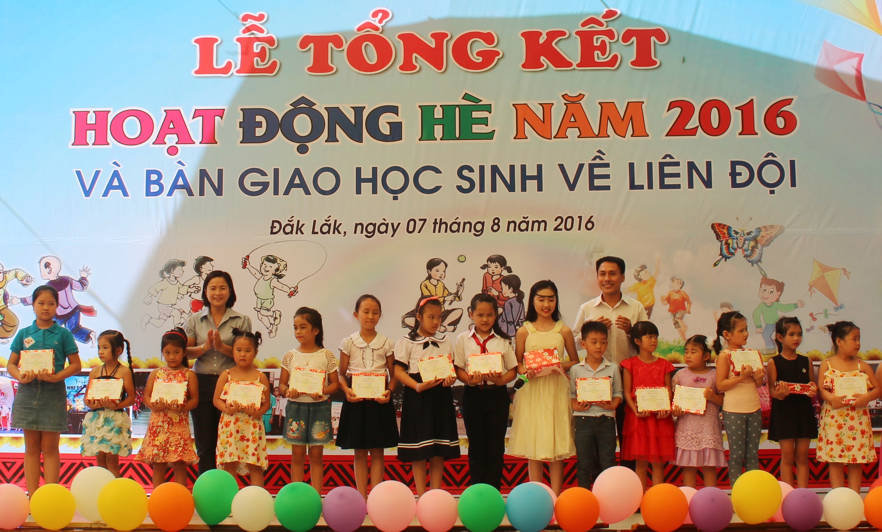 Nhà Văn hóa Thanh thiếu nhi tổ chức lễ Tổng kết hoạt động hè 2016