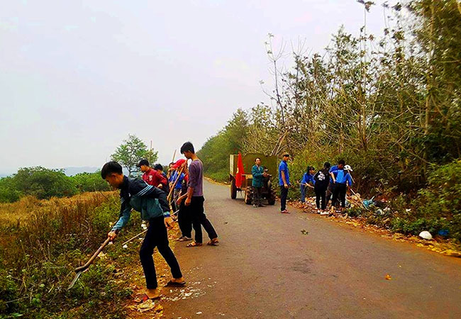 Tuổi trẻ Cư Pơng chung tay vì cuộc sống cộng đồng