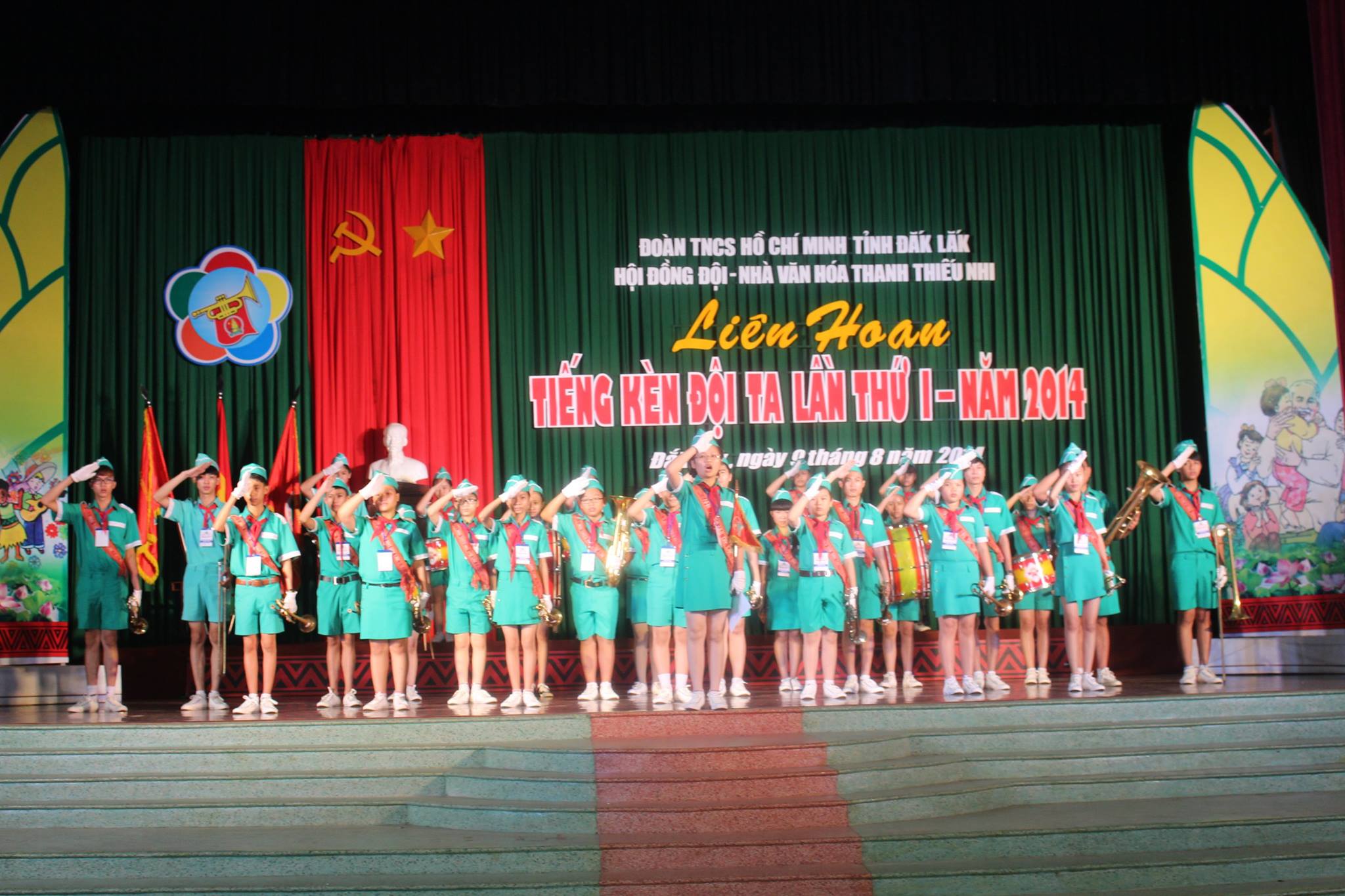 KHAI MẠC LIÊN HOAN “TIẾNG KÈN ĐỘI TA” TỈNH ĐẮK LẮK LẦN THỨ I NĂM 2014