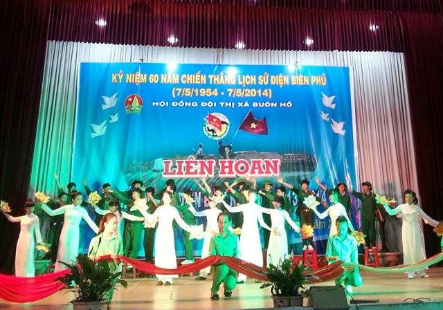 Liên hoan chiến sỹ nhỏ Điện Biên thị xã Buôn Hồ năm học 2013 - 2014