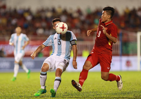 Giao hữu bóng đá quốc tế U20 Việt Nam - U20 Argentina