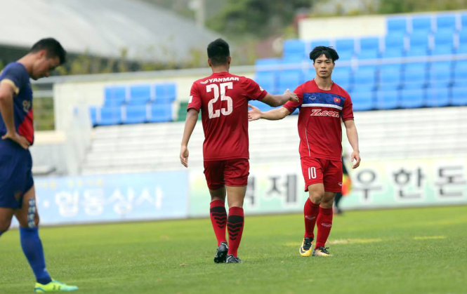 U-22 VN thắng đậm CLB Busan FC 6-1