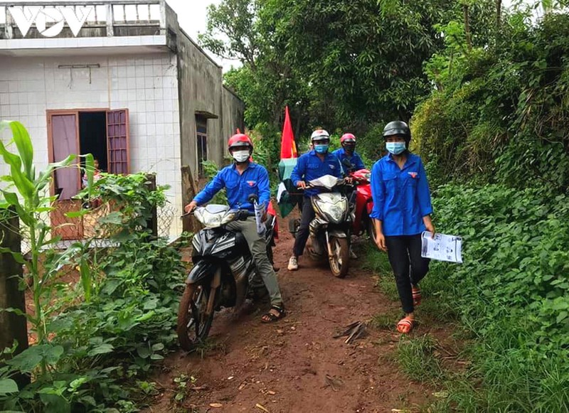 “Biệt đội” áo xanh chung tay phòng chống dịch Covid-19 ở Đắk Lắk