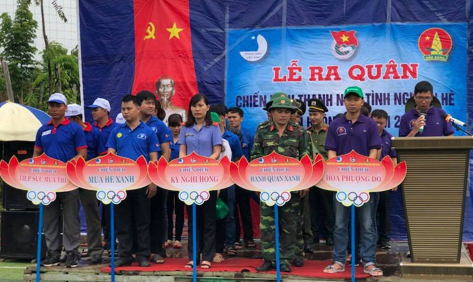 Ra quân Chiến dịch Thanh niên tình nguyện hè năm 2018