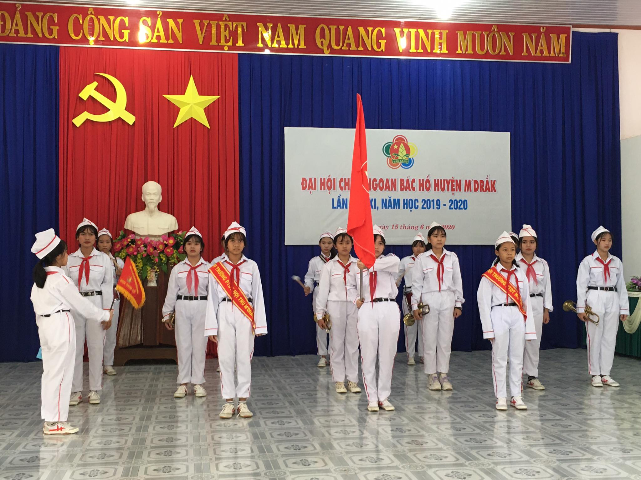 Hội đồng đội huyện M'Drắk tổ chức Đại hội Cháu ngoan Bác Hồ lần thứ XI năm 2020