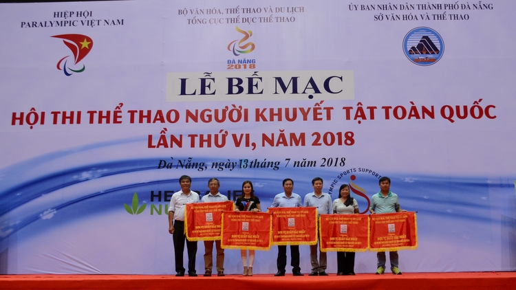 Bế mạc Hội thao Người khuyết tật toàn quốc lần VI năm 2018