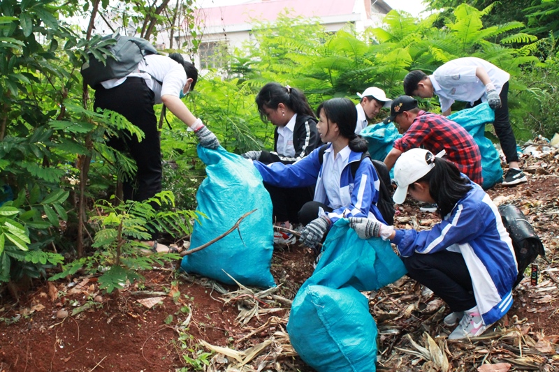 Mỗi tổ chức Đoàn có ít nhất một hoạt động bảo vệ môi trường