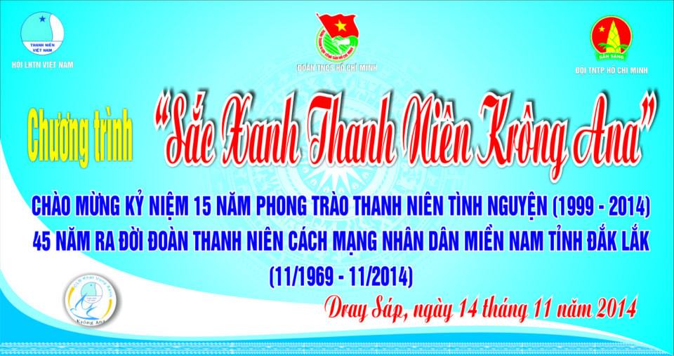 Sắc xanh thanh niên Krông Ana