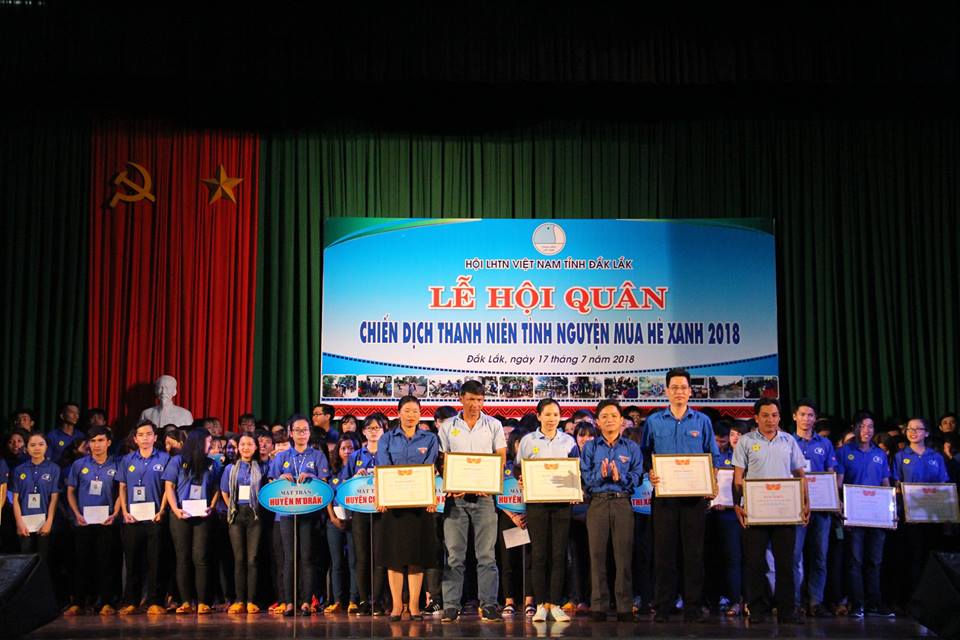 Hội quân Chiến dịch Thanh niên tình nguyện Mùa hè xanh năm 2018