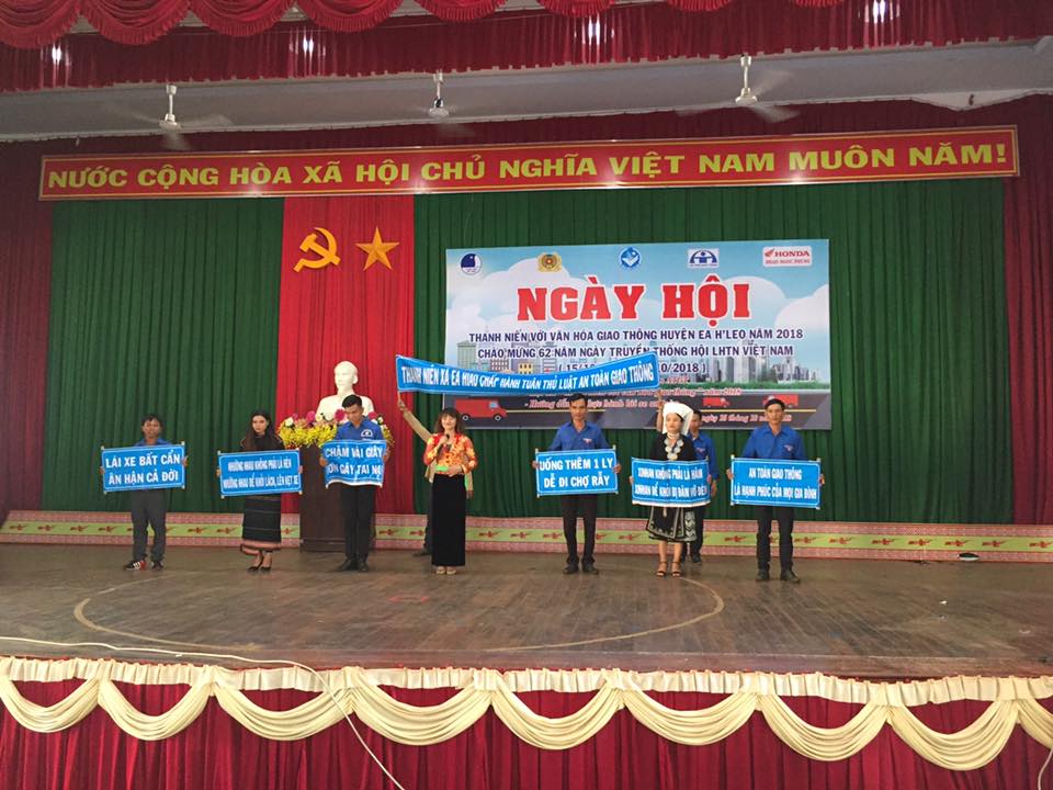 Hội thi “Thanh niên với văn hóa giao thông” huyện Ea H’Leo năm 2018