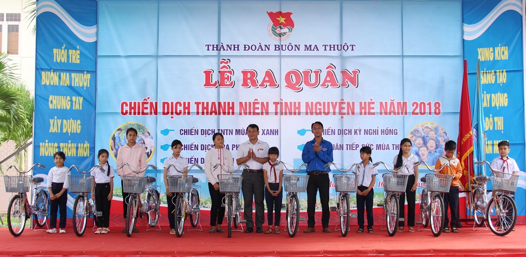 Ra quân chiến dịch Thanh niên tình nguyện hè 2018