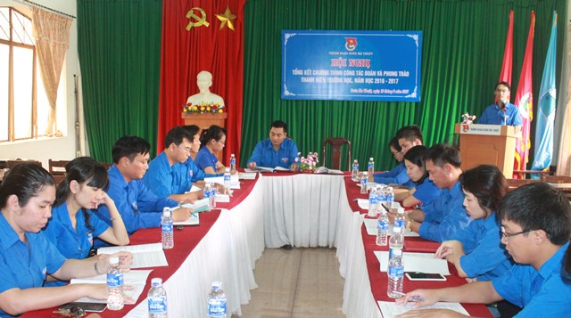 Thành Đoàn Buôn Ma Thuột tổng kết công tác Đoàn và phong trào thanh niên trường học, năm học 2016 - 2017