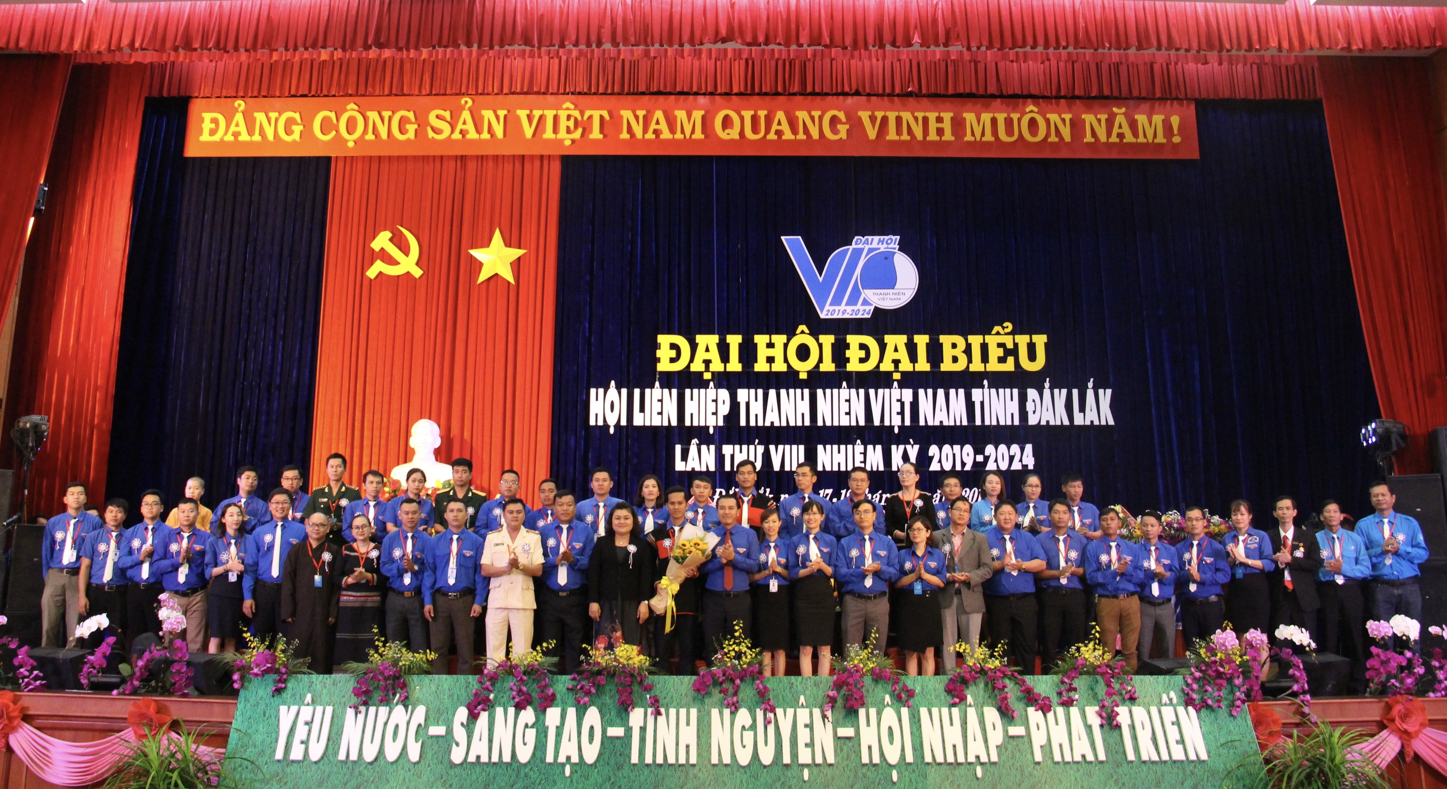 Đại hội Đại biểu Hội Liên hiệp Thanh niên Việt Nam tỉnh Đắk Lắk lần thứ VIII, nhiệm kỳ 2019 - 2024