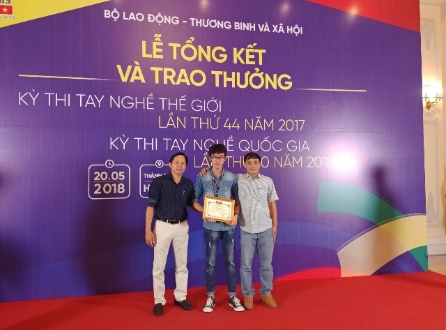 Đắk Lắk có 2 học sinh đoạt giải Kỳ thi Tay nghề quốc gia lần thứ X năm 2018