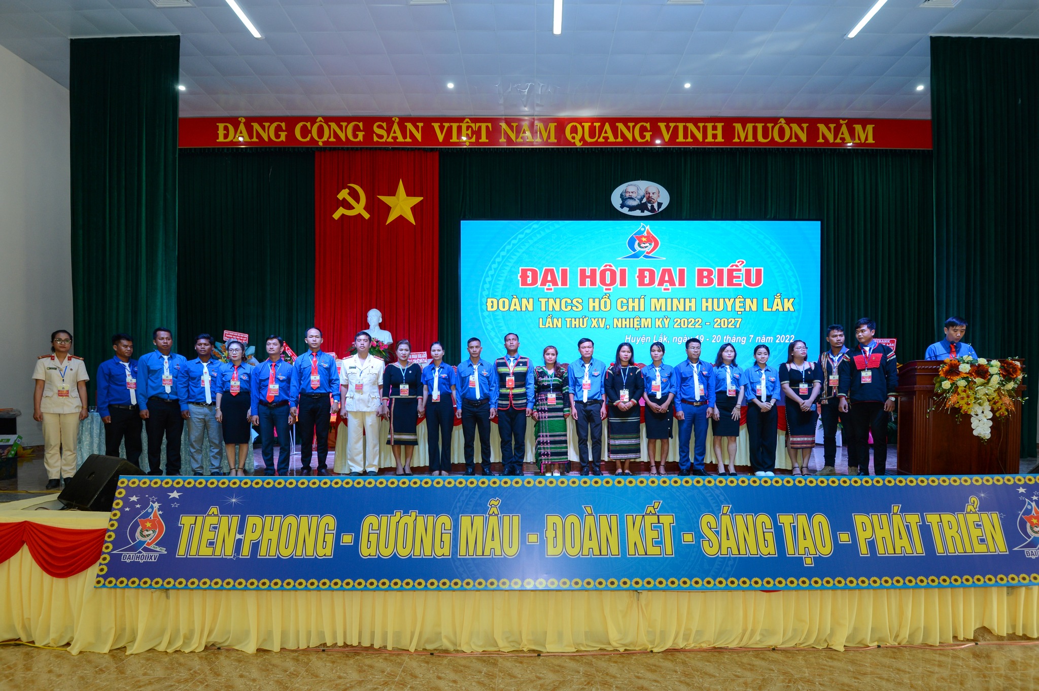 ĐẠI HỘI ĐẠI BIỂU ĐOÀN TNCS HỒ CHÍ MINH HUYỆN LẮK LẦN THỨ XV, NHIỆM KỲ 2022 - 2027 