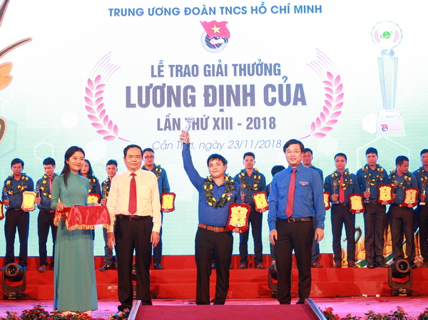 50 thanh niên tiêu biểu nhận Giải thưởng Lương Định Của năm 2018