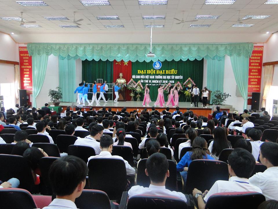 Đại hội đại biểu Hội Sinh viên trường Đại học Tây Nguyên lần thứ VI, nhiệm kỳ 2016 – 2018