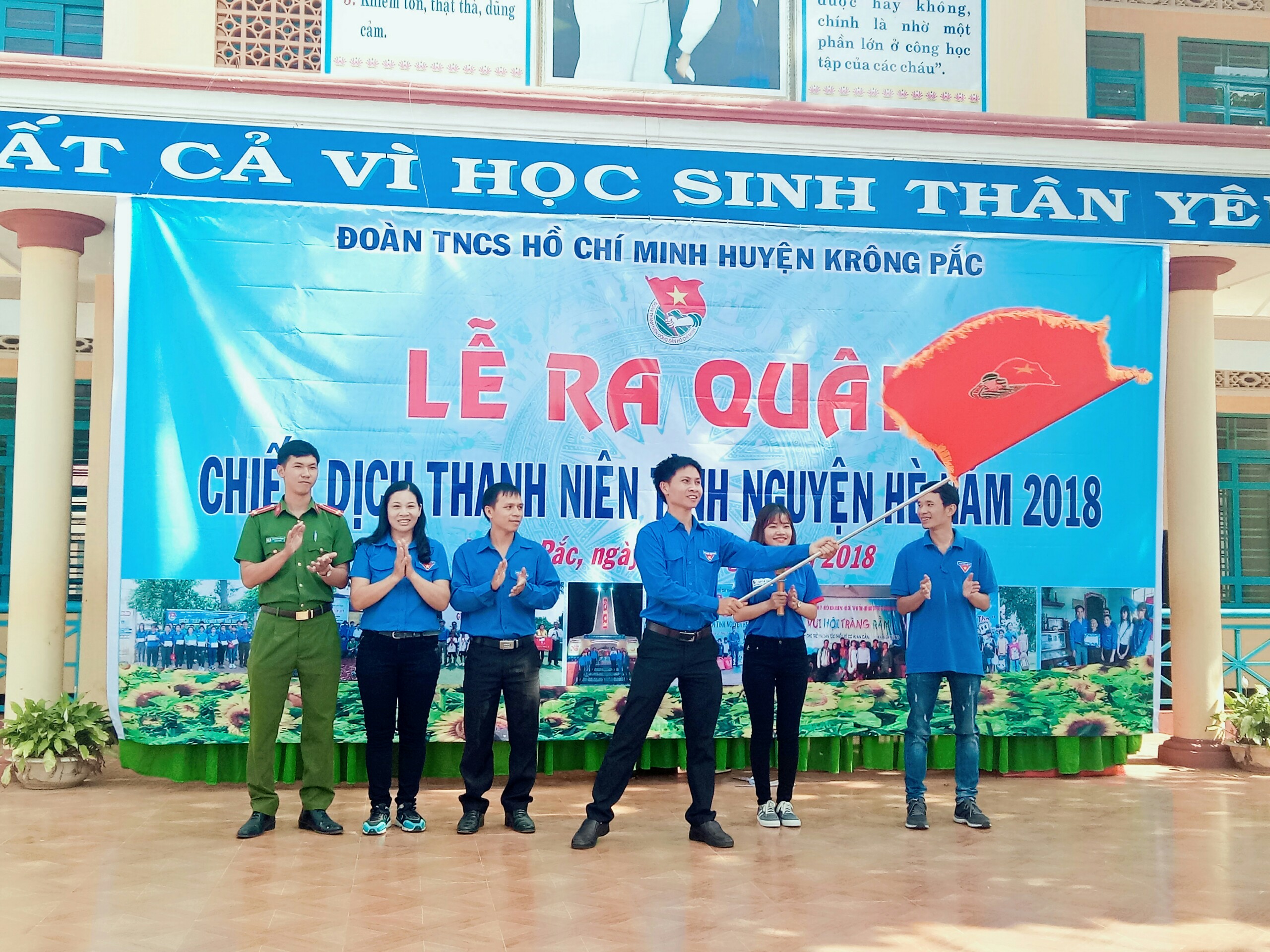 Huyện Krông Pắc: Tổ chức ra quân chiến dịch Thanh niên tình nguyện hè năm 2018