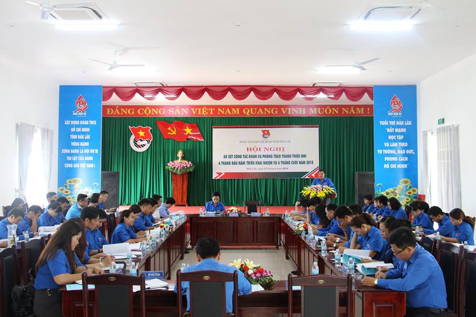 Hội nghị sơ kết công tác Đoàn và phong trào Thanh thiếu nhi 6 tháng đầu năm; triển khai nhiệm vụ 6 tháng cuối năm 2018