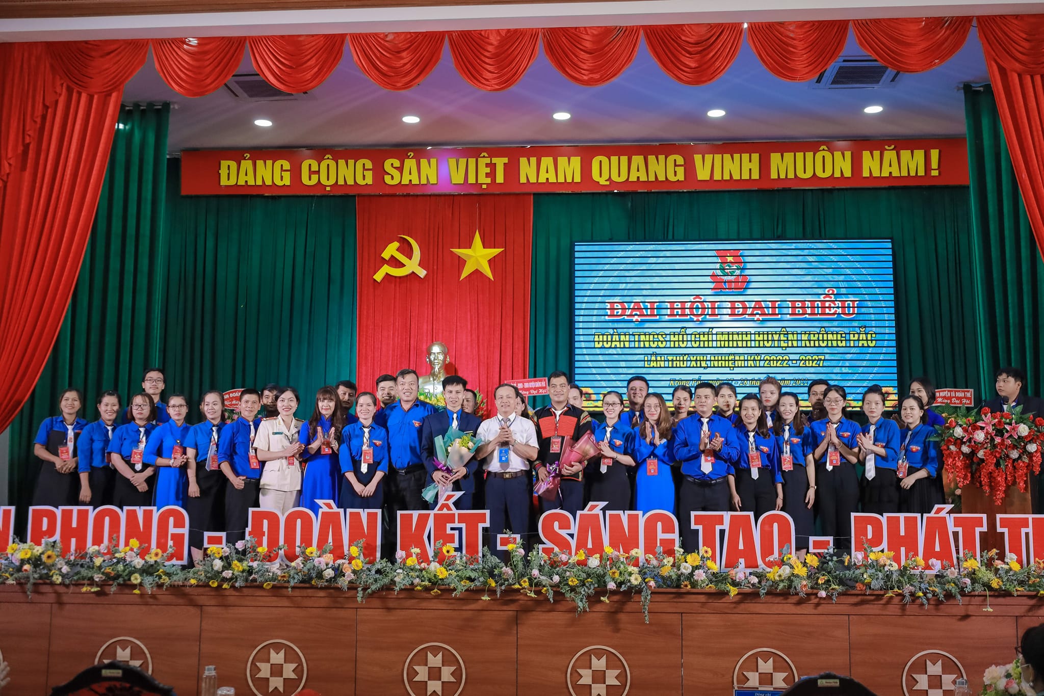 ĐẠI HỘI ĐẠI BIỂU ĐOÀN TNCS HỒ CHÍ MINH HUYỆN KRÔNG PẮC LẦN THỨ XIV, NHIỆM KỲ 2022-2027