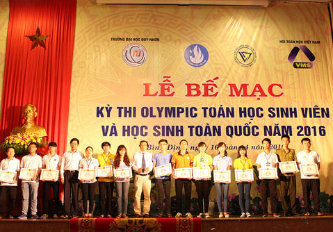 6 sinh viên trường Đại học Tây Nguyên đạt giải kỳ thi Olympic Toán học sinh viên và học sinh toàn quốc năm 2016