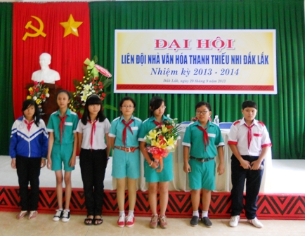 Đại hội Liên đội mẫu Nhà Văn hóa Thanh thiếu nhi tỉnh Đắk Lắk năm học 2013-2014