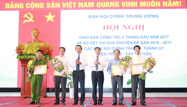 Giao ban công tác Nội chính các tỉnh, thành Cụm số 3