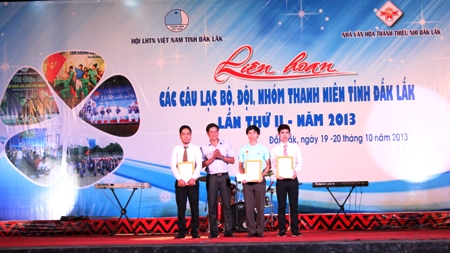  LIÊN HOAN CÁC CÂU LẠC BỘ, ĐỘI, NHÓM THANH NIÊN TỈNH ĐẮK LẮK LẦN THỨ 2, NĂM 2013