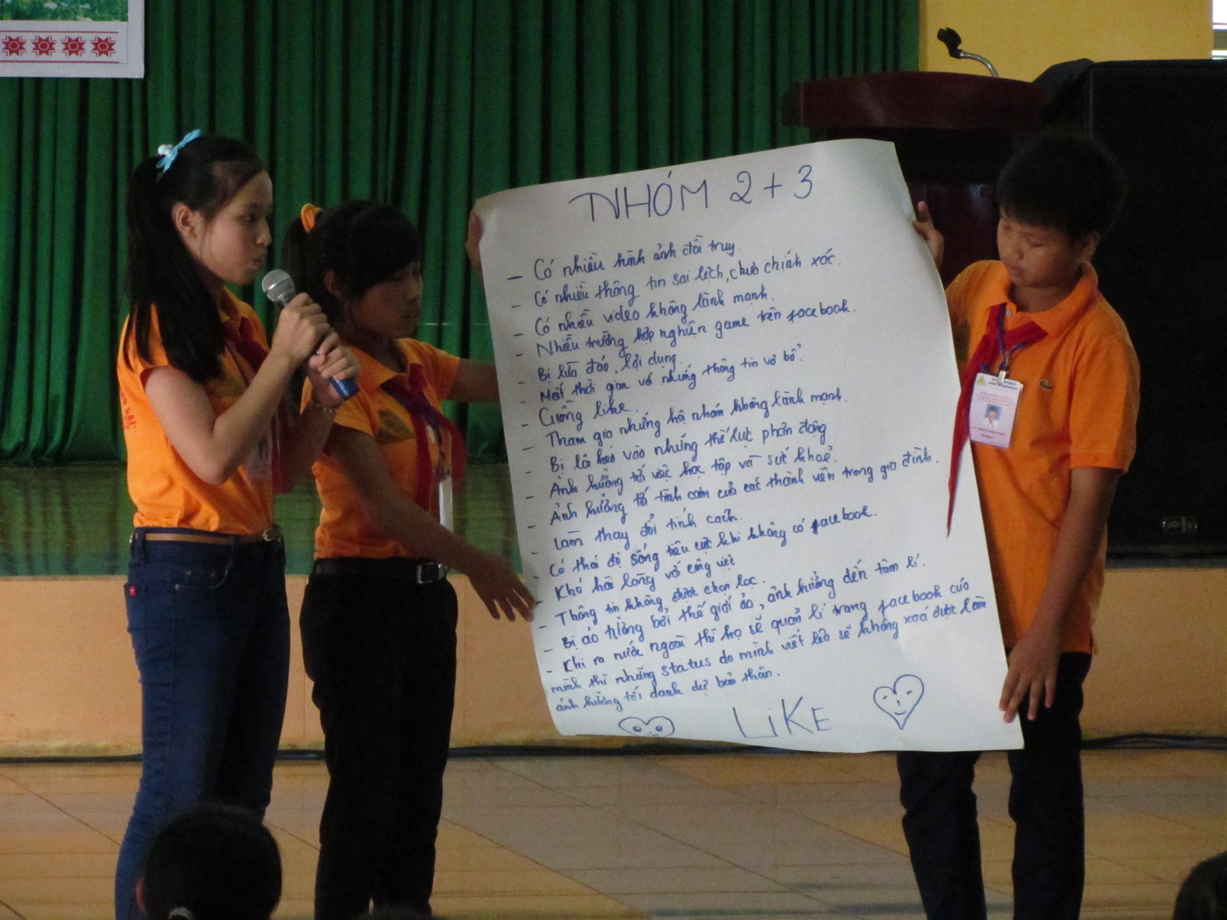 Clip hình ảnh hoạt động ngày thứ ba và ngày thứ tư của Teen leaders.