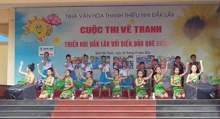 Nhà Văn hóa Thanh thiếu nhi tổ chức Cuộc thi vẽ tranh “Thiếu nhi Đắk Lắk với biển, đảo quê hương”