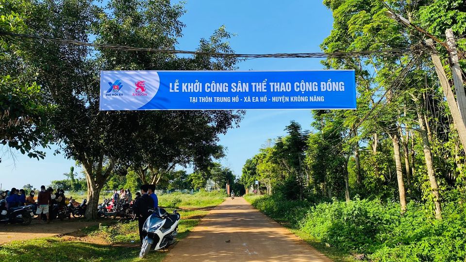 LỄ KHỞI CÔNG CÔNG TRÌNH THANH NIÊN CẤP TRUNG ƯƠNG "SÂN THỂ THAO CỘNG ĐỒNG"